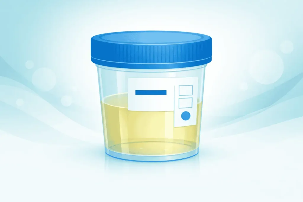 Drug test illustration